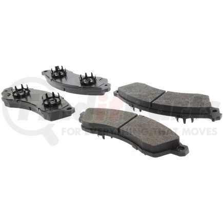 104.04120 by CENTRIC - Posi Quiet Semi-Metallic Brake Pads with Hardware