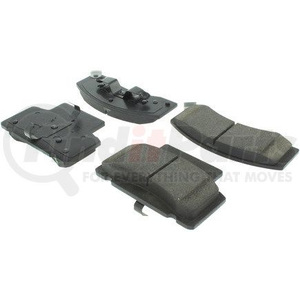 104.04590 by CENTRIC - Posi Quiet Semi-Metallic Brake Pads with Hardware