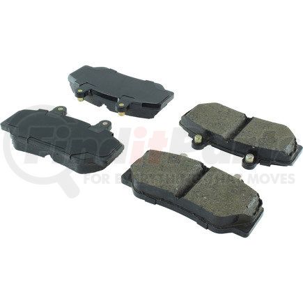 104.04920 by CENTRIC - Posi Quiet Semi-Metallic Brake Pads with Hardware
