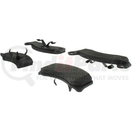 104.04990 by CENTRIC - Posi Quiet Semi-Metallic Brake Pads with Hardware