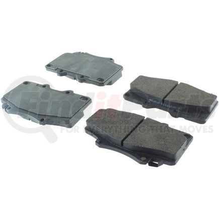 104.05020 by CENTRIC - Posi Quiet Semi-Metallic Brake Pads with Hardware