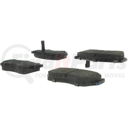 104.05100 by CENTRIC - Posi Quiet Semi-Metallic Brake Pads with Hardware