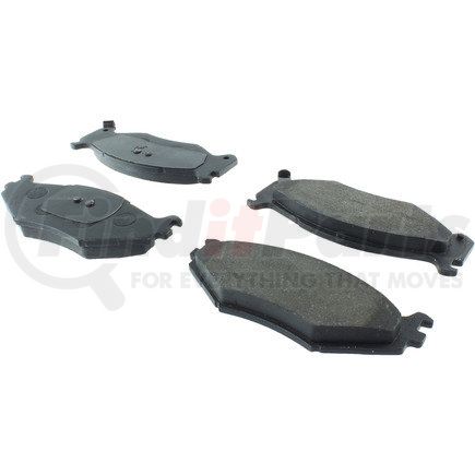 104.05220 by CENTRIC - Posi Quiet Semi-Metallic Brake Pads with Hardware