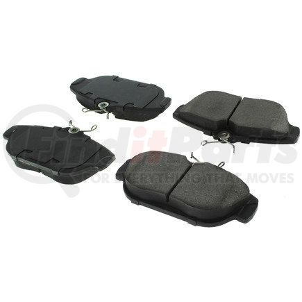 104.05420 by CENTRIC - Posi Quiet Semi-Metallic Brake Pads with Hardware