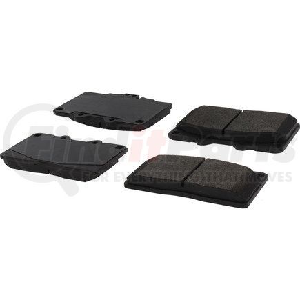 104.05310 by CENTRIC - Posi Quiet Semi-Metallic Brake Pads with Hardware