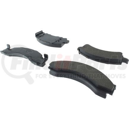 Centric 104.05430 Disc Brake Pad Set Posi Quiet Semi-Metallic Brake Pads with Hardware