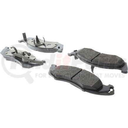 104.05760 by CENTRIC - Posi Quiet Semi-Metallic Brake Pads with Hardware