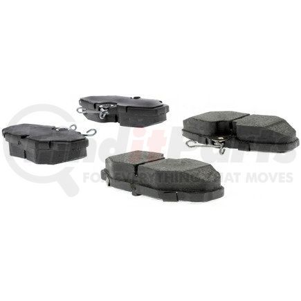 104.06100 by CENTRIC - Posi Quiet Semi-Metallic Brake Pads with Hardware