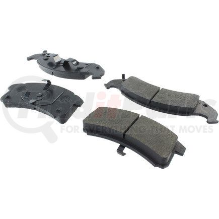 104.06230 by CENTRIC - Posi Quiet Semi-Metallic Brake Pads with Hardware