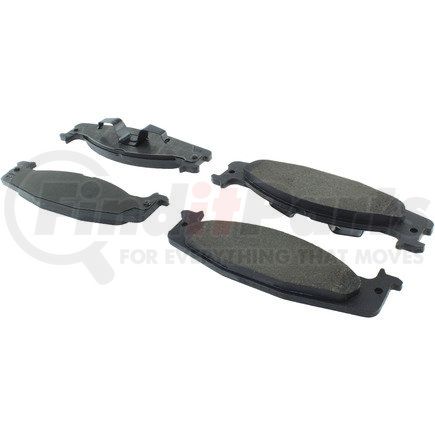 104.06320 by CENTRIC - Posi Quiet Semi-Metallic Brake Pads with Hardware