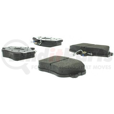 104.06450 by CENTRIC - Posi Quiet Semi-Metallic Brake Pads with Hardware