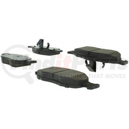 104.06480 by CENTRIC - Posi Quiet Semi-Metallic Brake Pads with Hardware