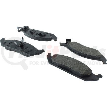 104.06500 by CENTRIC - Posi Quiet Semi-Metallic Brake Pads with Hardware
