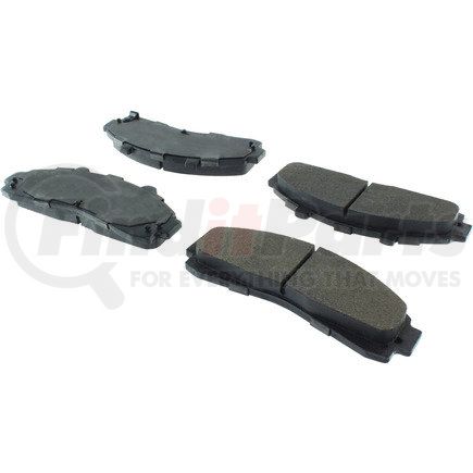 104.06520 by CENTRIC - Posi Quiet Semi-Metallic Brake Pads with Hardware