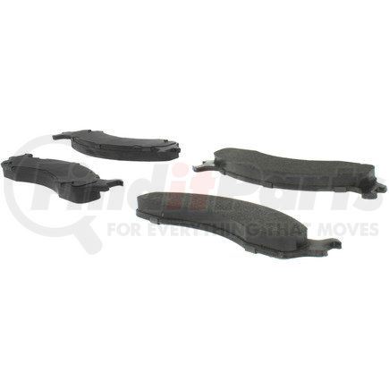 104.06551 by CENTRIC - Posi Quiet Semi-Metallic Brake Pads with Hardware