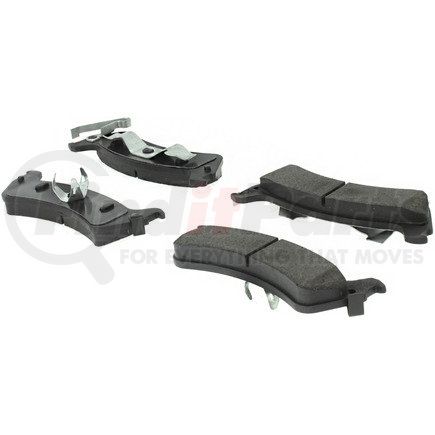 104.0666 by CENTRIC - Posi Quiet Semi-Metallic Brake Pads with Hardware