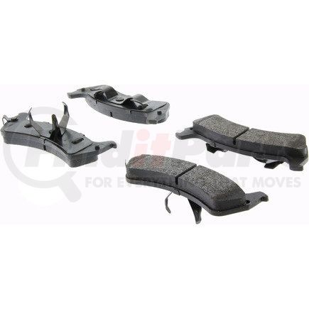 104.06670 by CENTRIC - Posi Quiet Semi-Metallic Brake Pads with Hardware