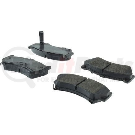 104.06680 by CENTRIC - Posi Quiet Semi-Metallic Brake Pads with Hardware