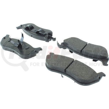 104.06740 by CENTRIC - Posi Quiet Semi-Metallic Brake Pads with Hardware