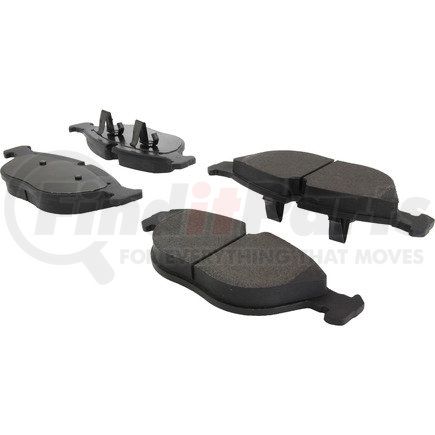 104.06820 by CENTRIC - Posi Quiet Semi-Metallic Brake Pads with Hardware