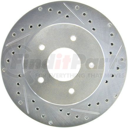 227.62010L by CENTRIC - Select Sport Drilled & Slotted Rotor, Left