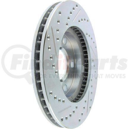 Centric 227.62056L Disc Brake Rotor Select Sport Drilled & Slotted Rotor, Left