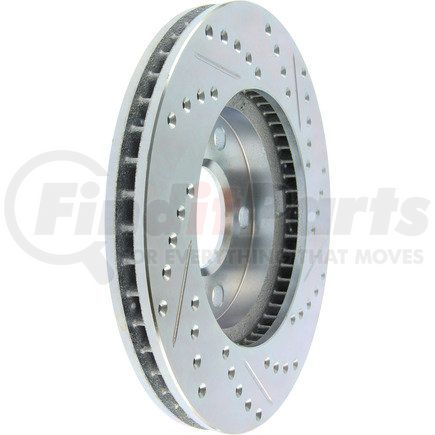 227.62056R by CENTRIC - Select Sport Drilled & Slotted Rotor, Right