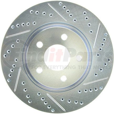 227.62078L by CENTRIC - Select Sport Drilled & Slotted Rotor, Left