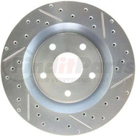227.62085L by CENTRIC - Select Sport Drilled & Slotted Rotor, Left