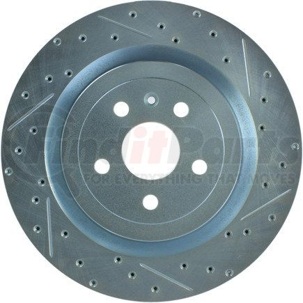 227.62119L by CENTRIC - Select Sport Drilled & Slotted Rotor, Left