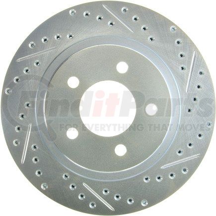 Centric 227.63045L Disc Brake Rotor Select Sport Drilled & Slotted Rotor, Left