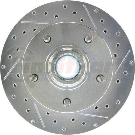 227.65001L by CENTRIC - Select Sport Drilled & Slotted Rotor, Left