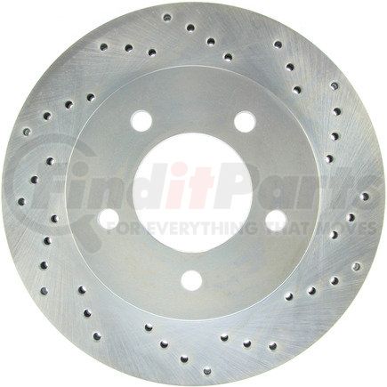 227.65057L by CENTRIC - Select Sport Drilled & Slotted Rotor, Left