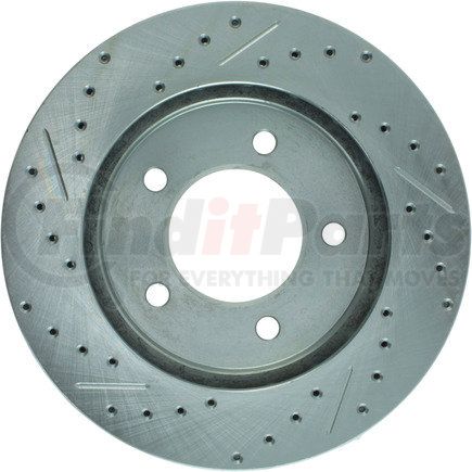 227.65058L by CENTRIC - Select Sport Drilled & Slotted Rotor, Left