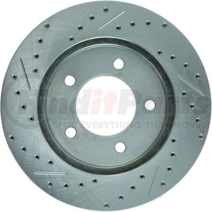 Centric 227.65058L Disc Brake Rotor Select Sport Drilled & Slotted Rotor, Left