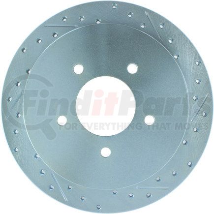 227.65059L by CENTRIC - Select Sport Drilled & Slotted Rotor, Left