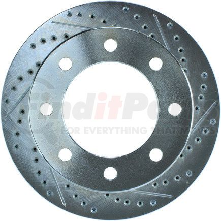 227.65071L by CENTRIC - Select Sport Drilled & Slotted Rotor, Left