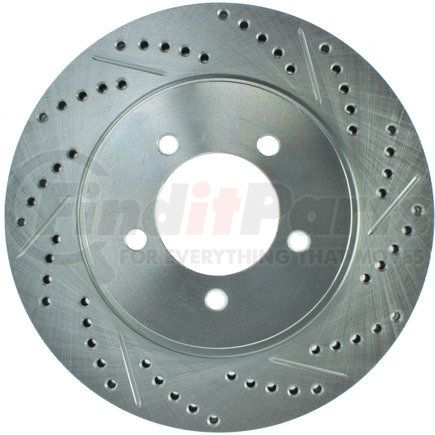 227.65091L by CENTRIC - Select Sport Drilled & Slotted Rotor, Left