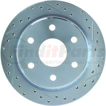 227.66041L by CENTRIC - Select Sport Drilled & Slotted Rotor, Left