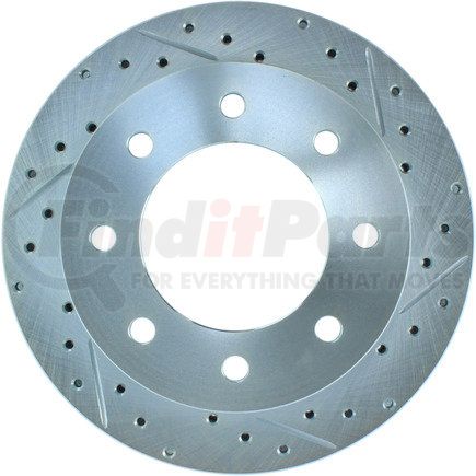 227.66043L by CENTRIC - Select Sport Drilled & Slotted Rotor, Left