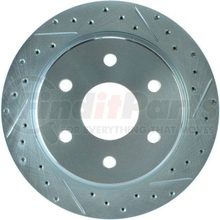 227.66045L by CENTRIC - Select Sport Drilled & Slotted Rotor, Left