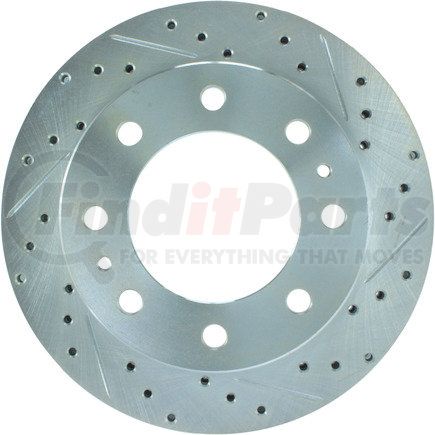 227.66059L by CENTRIC - Select Sport Drilled & Slotted Rotor, Left