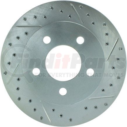 227.67022L by CENTRIC - Select Sport Drilled & Slotted Rotor, Left