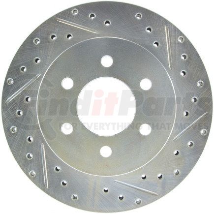 227.67038L by CENTRIC - Select Sport Drilled & Slotted Rotor, Left