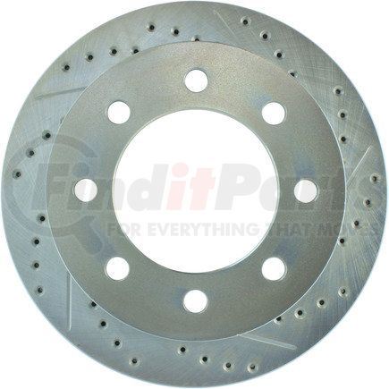 227.67046L by CENTRIC - Select Sport Drilled & Slotted Rotor, Left