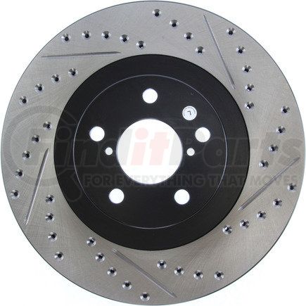 Centric 127.47018L Disc Brake Rotor Slotted Drilled Rotor