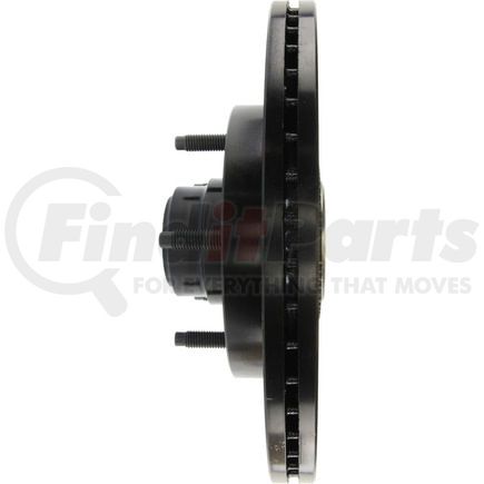 Centric 127.65055L Disc Brake Rotor and Hub Assembly Slotted Drilled Rotor