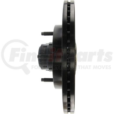Centric 127.65055R Disc Brake Rotor and Hub Assembly Slotted Drilled Rotor
