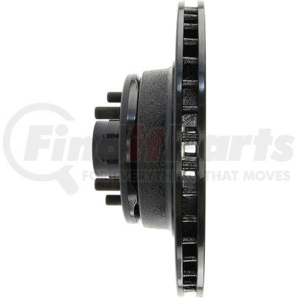 Centric 128.61002L Disc Brake Rotor and Hub Assembly Cross Drilled Rotor