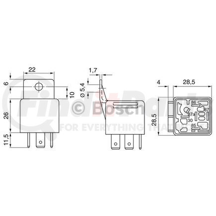 Bosch 0-332-209-135 Relay